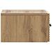 Mobiletto da notte a muro con cassetto 2 pcs Rovere Artigianale - Foto miniatura 6
