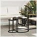Set di Tavolini da Caffè 2 pcs 55 x 55 x 45 cm acciaio - Foto miniatura 3