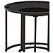 Set di Tavolini da Caffè 2 pcs 55 x 55 x 45 cm acciaio - Foto miniatura 9