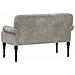 Loveseat con bottoni imbottiti Grigio Chiaro 120 x 65 x 78 cm - Foto miniatura 5