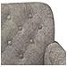 Loveseat con bottoni imbottiti Grigio Chiaro 120 x 65 x 78 cm - Foto miniatura 7