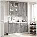 Unità Cucina LYON 4 pz Sonoma grigio Legno ingegnerizzato - Foto miniatura 2