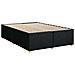 Letto box spring con materasso Nero 160 x 200 cm Tessuto - Foto miniatura 6
