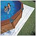 Tappeto Poliestere Per Piscina Ovale, 110 Gr / Mq, Protezione Terreno 525 X 325 Cm - Foto miniatura 2
