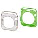 Cover protettiva per Apple Watch da 42mm - Trasparente / Verde - Foto miniatura 5