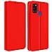 Custodia Samsung Galaxy A21s Portacarte Funzione Supporto Similpelle Rosso - Foto miniatura 6