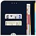 Custodia Oppo A15 Portadocumenti Funzione Supporto Blu - Foto miniatura 3