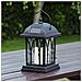 Garden Candle Lantern - Solar Powered - Effetto Flickering - Led Ambra - 27 Centimetri - Foto miniatura 3