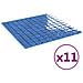 Piastrelle Mosaico 11 pz Blu 30x30 cm in Vetro - Foto miniatura 1