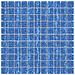 Piastrelle Mosaico 11 pz Blu 30x30 cm in Vetro - Foto miniatura 2