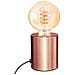 Lampada Con Base In Metallo - Saba - Rame - H 10,5 Cm - Foto miniatura 1