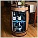 Botte In Legno Con Luci A Led Rgb, Armadietto Per Vino In Stile Retr? , Portabottiglie In Legno, Da 80 Cm Di Altezza, Elegante Decorazione Per Il Soggiorno, Tavolo E Portabottiglie (wenge)  - Foto miniatura 1