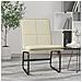 Sedia Lounge Crema 54x75x76 Cm In Similpelle - Foto miniatura 1