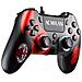 Controller Cablato ACP40166 per Play Station 4 Colore Nero /Rosso - Foto miniatura 2