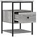 Comodino Grigio Sonoma 40x42x56 Cm In Legno Multistrato - Foto miniatura 2