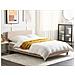 Letto Tessuto Fitou 140 X 200 Cm Beige - Foto miniatura 1
