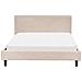Letto Tessuto Fitou 140 X 200 Cm Beige - Foto miniatura 2