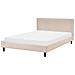 Letto Tessuto Fitou 140 X 200 Cm Beige - Foto miniatura 5