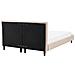 Letto Tessuto Fitou 140 X 200 Cm Beige - Foto miniatura 7