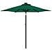 Ombrellone Giardino Con Palo In Acciaio Verde 225x225x212 Cm - Foto miniatura 2