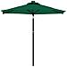 Ombrellone Giardino Con Palo In Acciaio Verde 225x225x212 Cm - Foto miniatura 3