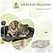 Tiragraffi Per Gatti Con Amaca In Peluche, Base In Legno Con Gioco E Pali In Sisal, 53.55x53.5x66cm, Grigio - Foto miniatura 3