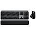 Mx Keys S Combo For Mac Tastiera Mouse Incluso Rf Senza Fili + Bluetooth Qwertz Tedesco Alluminio, Nero - Foto miniatura 4