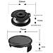 Bobine Per Decespugliatore Con Cappucci Protettivi Per Bosch Easy Grasscut 18-230 - Foto miniatura 2