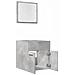 Set Mobili Da Bagno 2 Pz Grigio Cemento In Legno Multistrato - Foto miniatura 7