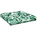 Cuscino Per Pallet Con Motivo A Foglie 80x80x12 Cm In Tessuto - Foto miniatura 2