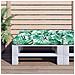 Cuscino Per Pallet Con Motivo A Foglie 80x80x12 Cm In Tessuto - Foto miniatura 1