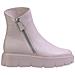 Travis Booties Stivaletti Pelle Scarpe Donna Beige Eu 37, 6-102610 0500 - Foto miniatura 1