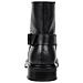 Monochromatic Bikerboot Stivaletti Pelle Scarpe Donna Nero Eu 36, Fw0fw07485 Bds - Foto miniatura 2