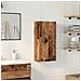 Mobile Da Bagno A Parete Legno Antico 32x20x67 Cm - Foto miniatura 3