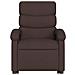 Poltrona Alzapersona Reclinabile Marrone Scuro in Tessuto - Foto miniatura 8