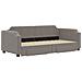Divano Letto Estraibile con Cassetti Tortora 90x200 cm Tessuto - Foto miniatura 3