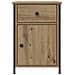 Comodino in rovere artigianale 40x42x60 cm Legno ingegnerizzato - Foto miniatura 6