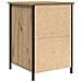 Comodino in rovere artigianale 40x42x60 cm Legno ingegnerizzato - Foto miniatura 8