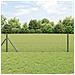 Set di Posti per Recinto PVC Set di 2 Grigio - Foto miniatura 2