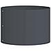 Vaso da giardino Antracite 30 x 30 x 20 cm Acciaio - Foto miniatura 1