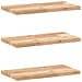 Mensole da Parete 3 pz 40x20x2 cm Legno Acacia Non Trattato - Foto miniatura 1