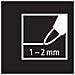 FREE Acrylic - Marker acrilico - T100 Punta rotonda 1-2mm - Royal Edition - Astuccio da 5 - Colori assortiti - Foto miniatura 7