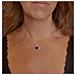 Collana Con Ciondolo In Cristallo Nero Sw - Foto miniatura 2