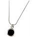 Collana Con Ciondolo In Cristallo Nero Sw - Foto miniatura 4
