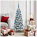 Albero di Natale artificiale con 150 LED Bianco 120 cm - Foto miniatura 2
