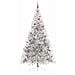 Albero di Natale artificiale con luci integrate Argento 240 cm - Foto miniatura 3