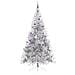 Albero di Natale artificiale con luci integrate Argento 240 cm - Foto miniatura 4