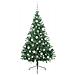 Albero di Natale artificiale con luci integrate Verde 180 cm - Foto miniatura 4