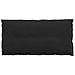 Cuscino per Schiena Nero 100 x 50 cm Tessuto in Cords - Foto miniatura 6