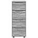 Armadio Grigio Sonoma 40 x 48 x 105 cm Legno multistrato - Foto miniatura 8